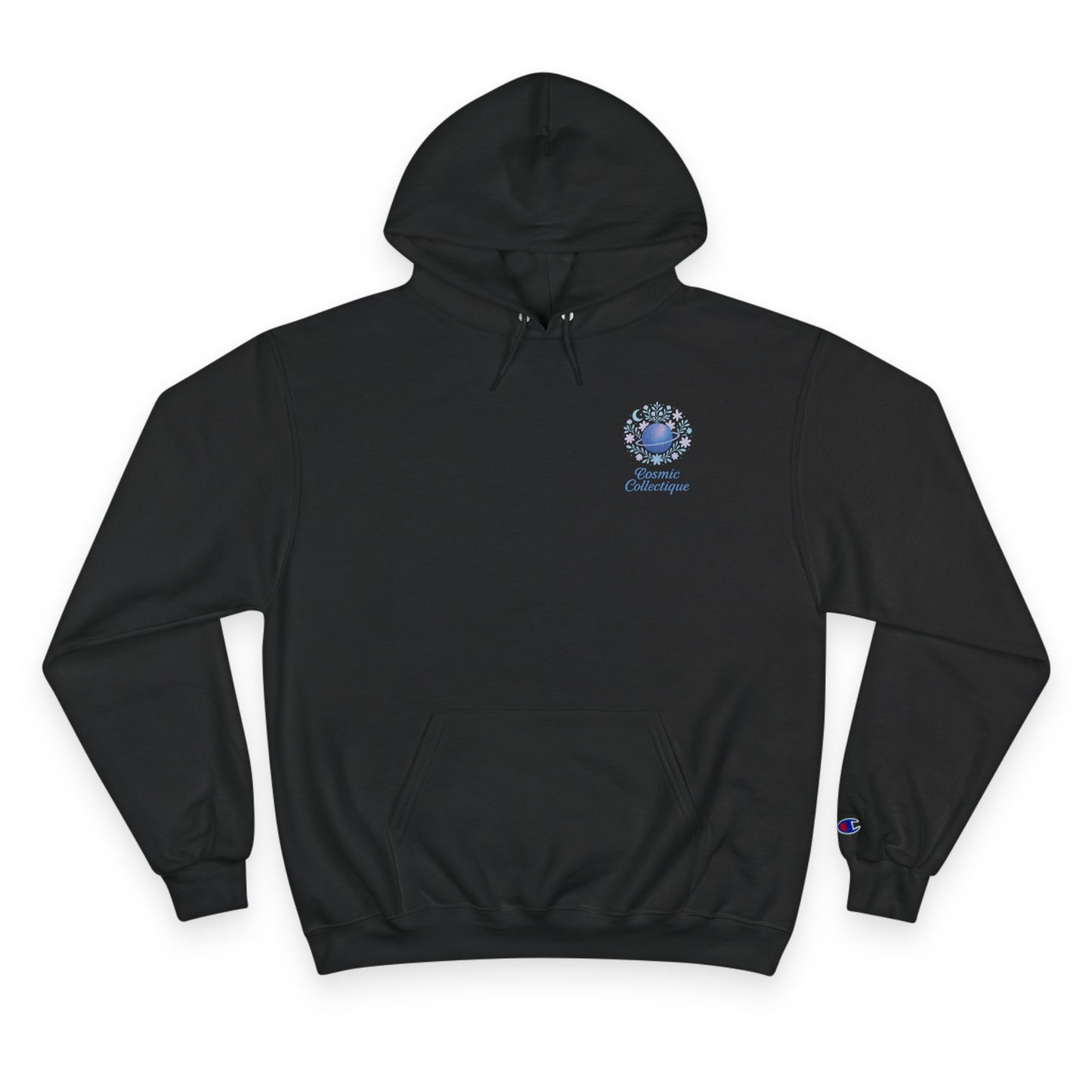 Cosmic Collective Hoodie - Unisex Champion Sweatshirt, Trendy Graphic Pullover, Space Lover Gift, Astrology Apparel, Everyday Comfort