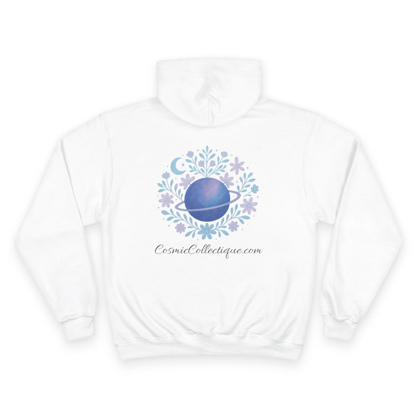 Cosmic Collective Hoodie - Unisex Champion Sweatshirt, Trendy Graphic Pullover, Space Lover Gift, Astrology Apparel, Everyday Comfort